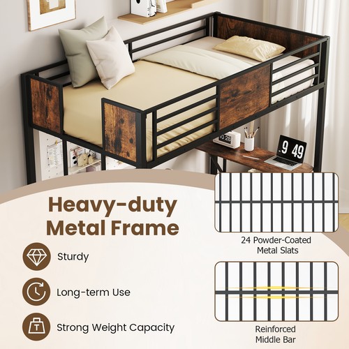 Single loft bed - single,