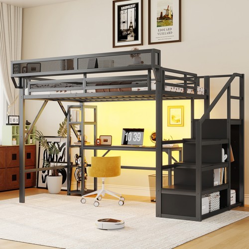 Full loft bed with - full,