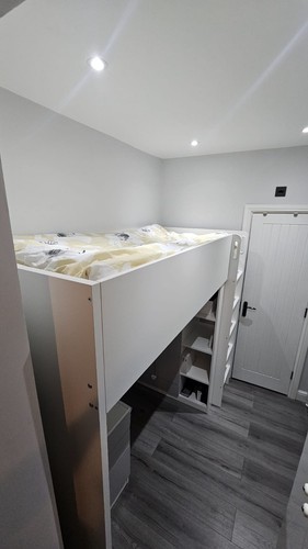 Ikea loft bed with wardrobe - loft,