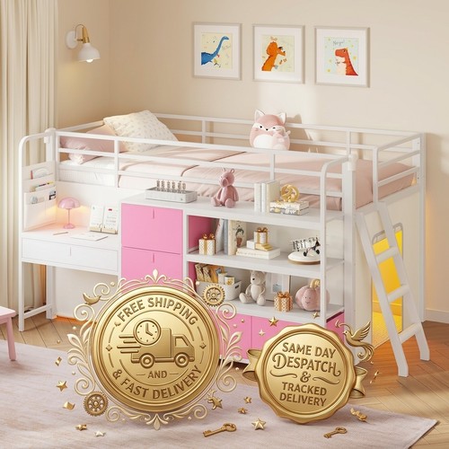 Low loft bed - loft,