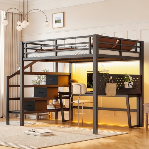 Full size metal - loft, with