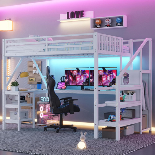 Full size metal loft - metal,