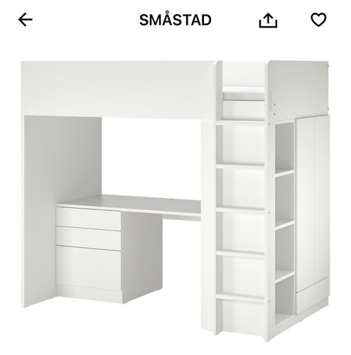 Småstad loft bed with - loft,