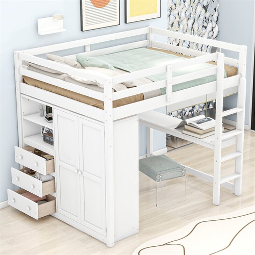 Wood full size loft - wood,