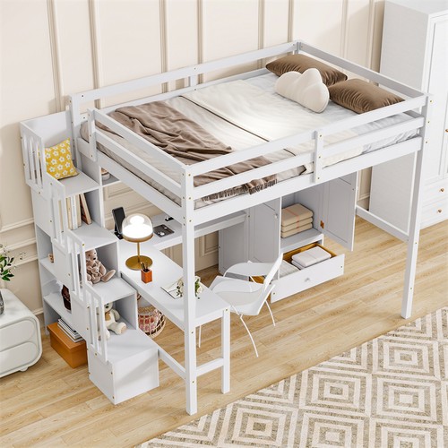 Full size loft wood - loft, with