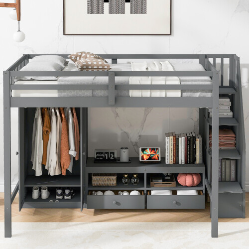 Full size loft - loft, bed