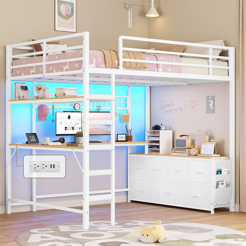 Dictac loft bed full size - loft,