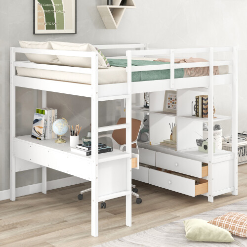 Full size loft - with, desk