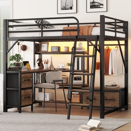 Full size loft - full, bed