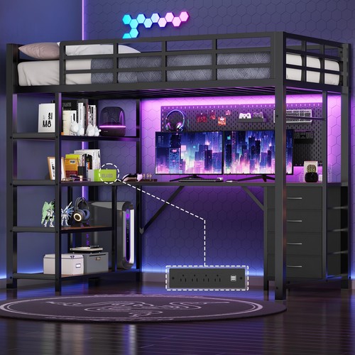 Twin loft bed desk - twin,
