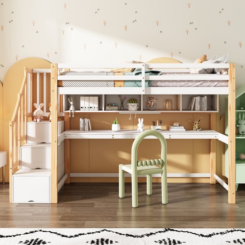 3ft single loft bed - 3ft, with